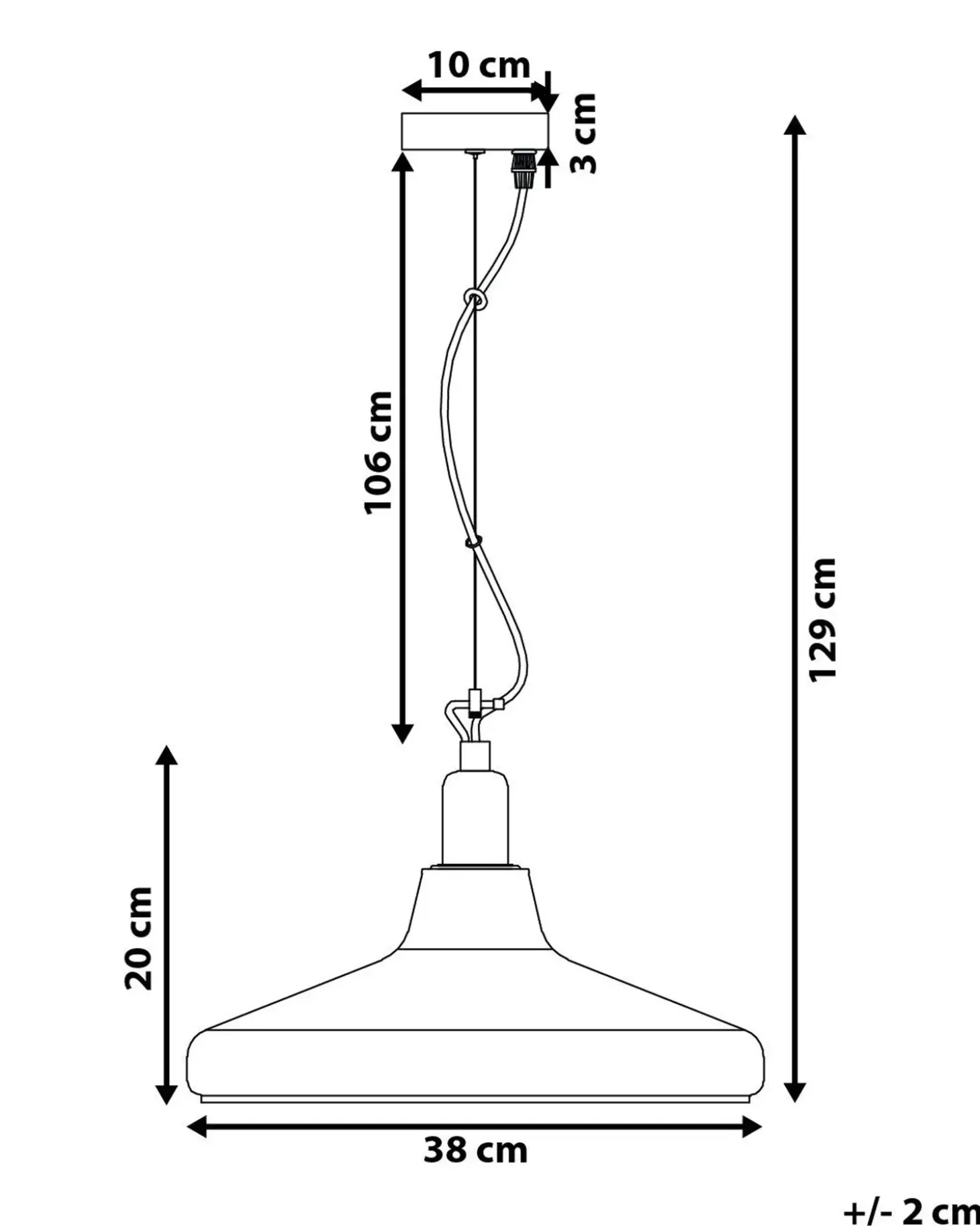 Outlet Lampa wisząca ALIKOS Szkło Złoty Wszystkie Lampy|Lampy Wiszące