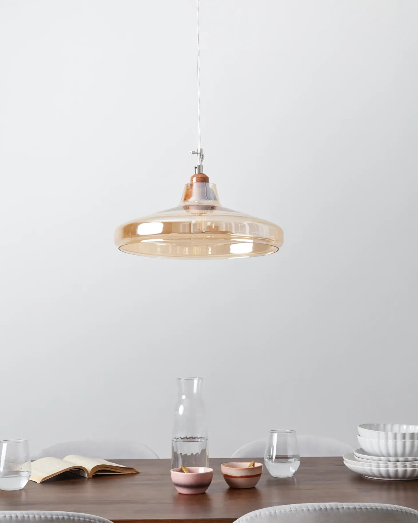 Outlet Lampa wisząca ALIKOS Szkło Złoty Wszystkie Lampy|Lampy Wiszące