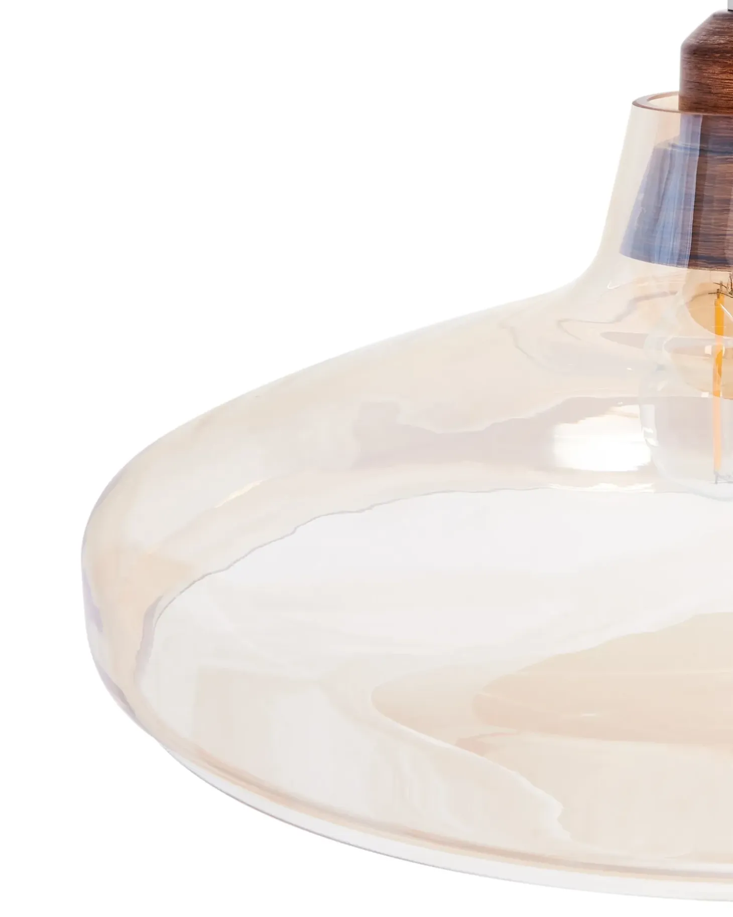 Outlet Lampa wisząca ALIKOS Szkło Złoty Wszystkie Lampy|Lampy Wiszące