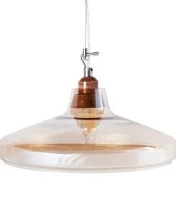 Outlet Lampa wisząca ALIKOS Szkło Złoty Wszystkie Lampy|Lampy Wiszące
