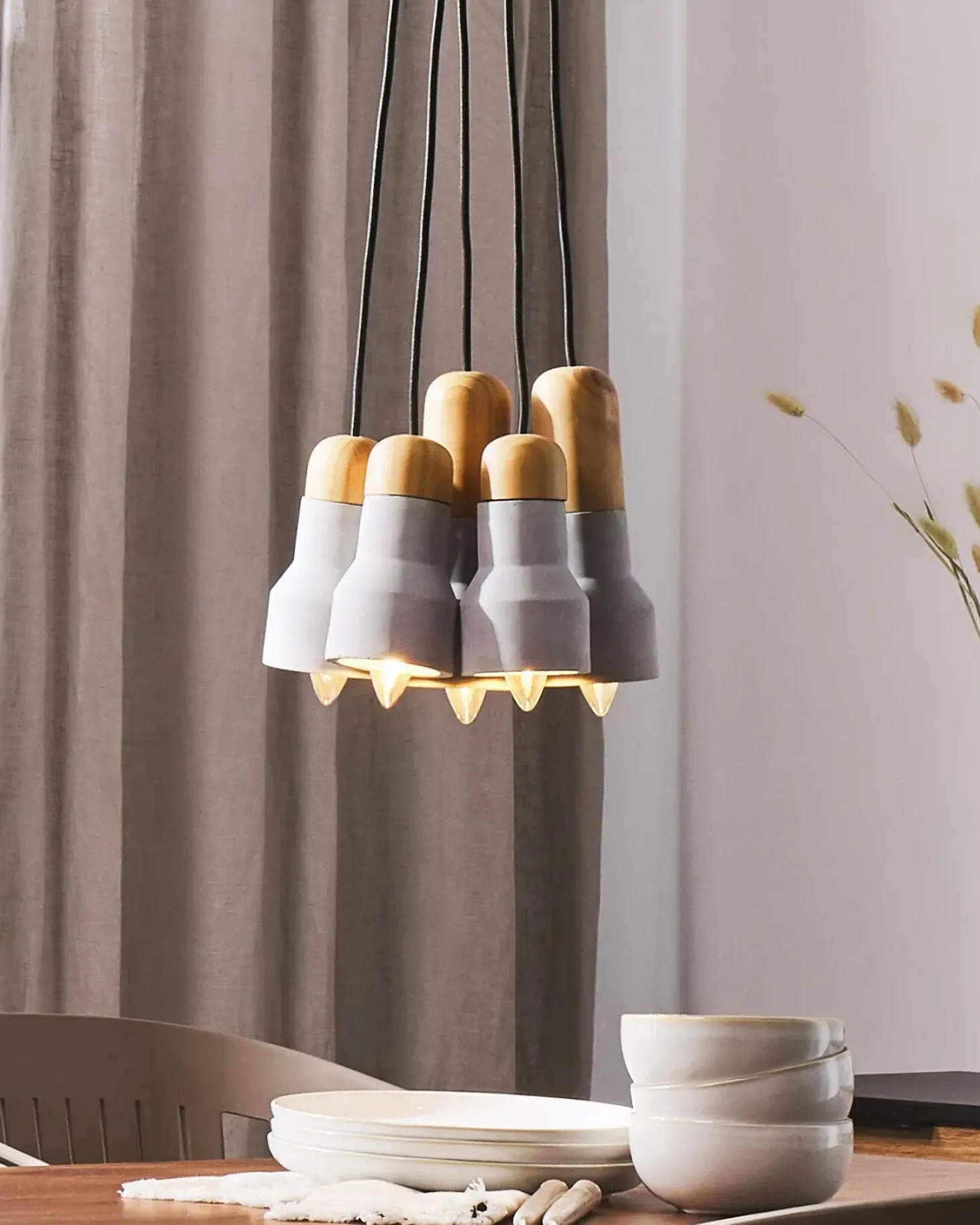New Lampa wisząca APURE Beton Szary Wszystkie Lampy|Lampy Wiszące