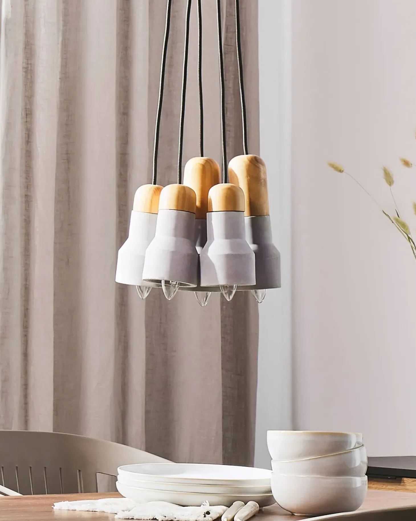 New Lampa wisząca APURE Beton Szary Wszystkie Lampy|Lampy Wiszące