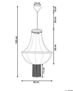 New Lampa wisząca ARAGUA Biały Wszystkie Lampy|Lampy Wiszące