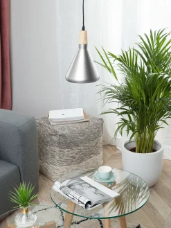 Hot Lampa wisząca ARDA Metal Srebrny Wszystkie Lampy|Lampy Wiszące