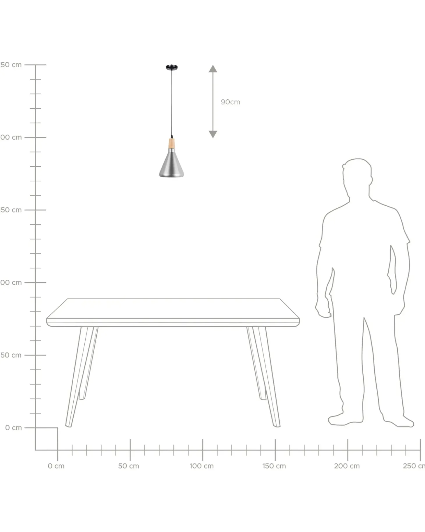 Hot Lampa wisząca ARDA Metal Srebrny Wszystkie Lampy|Lampy Wiszące