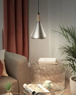 Hot Lampa wisząca ARDA Metal Srebrny Wszystkie Lampy|Lampy Wiszące