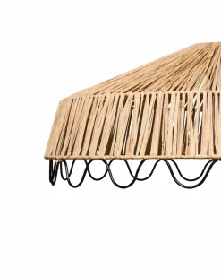 Outlet Lampa wisząca ARENAL Plecionka Naturalny Wszystkie Lampy|Lampy Wiszące