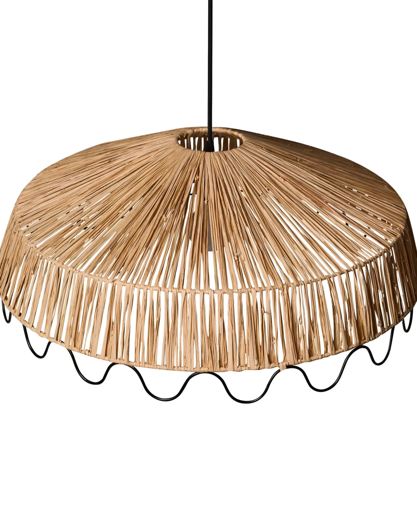 Outlet Lampa wisząca ARENAL Plecionka Naturalny Wszystkie Lampy|Lampy Wiszące
