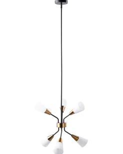 Outlet Lampa wisząca AROYO Szkło Biały Wszystkie Lampy|Lampy Wiszące