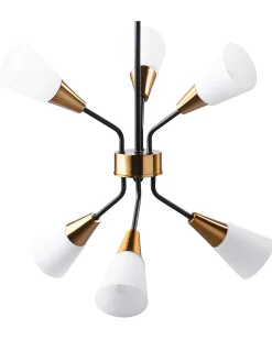 Outlet Lampa wisząca AROYO Szkło Biały Wszystkie Lampy|Lampy Wiszące