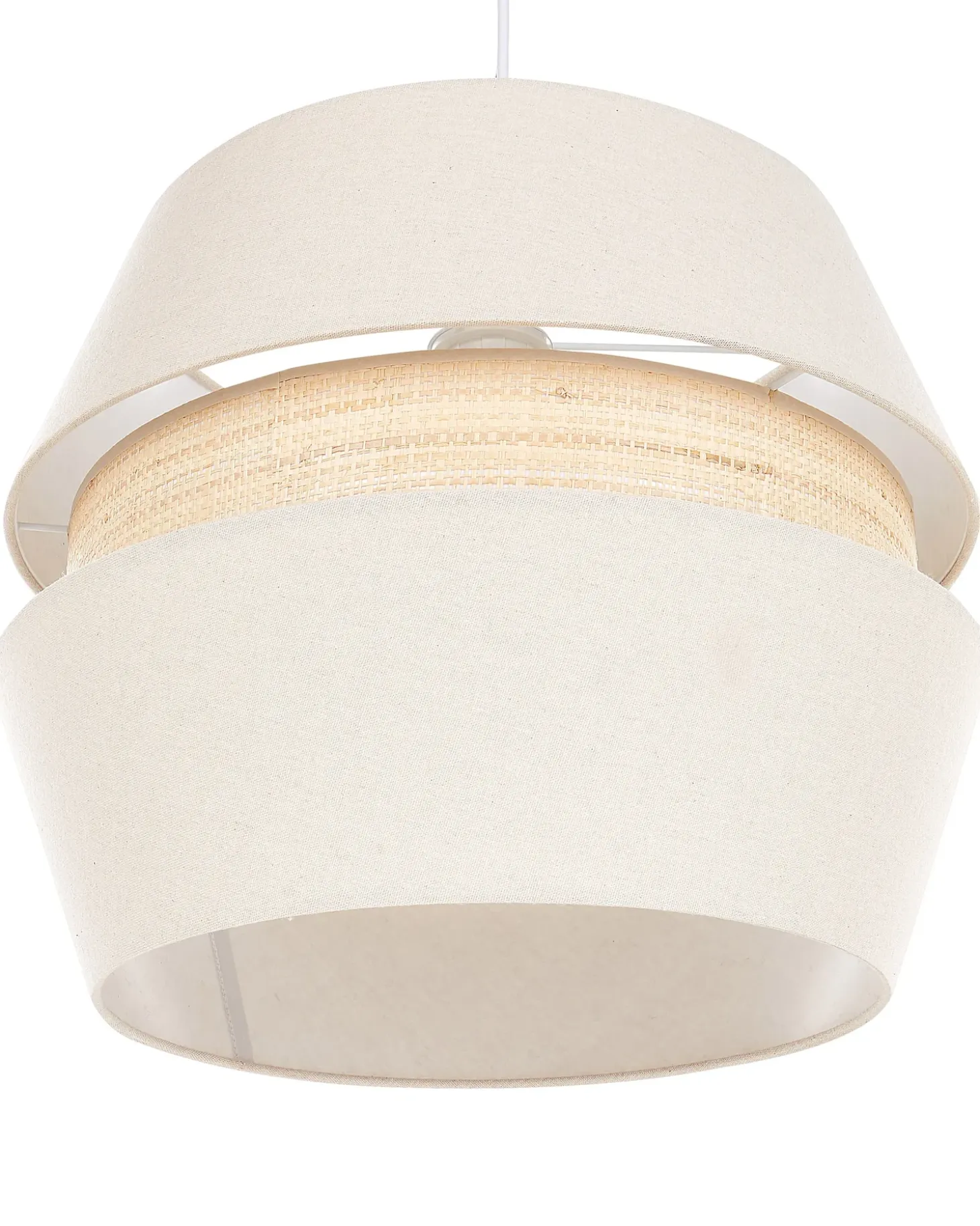 Best Lampa wisząca ATOYAC Len syntetyczny Beżowy Wszystkie Lampy|Lampy Wiszące