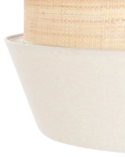 Best Lampa wisząca ATOYAC Len syntetyczny Beżowy Wszystkie Lampy|Lampy Wiszące