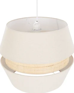 Best Lampa wisząca ATOYAC Len syntetyczny Beżowy Wszystkie Lampy|Lampy Wiszące