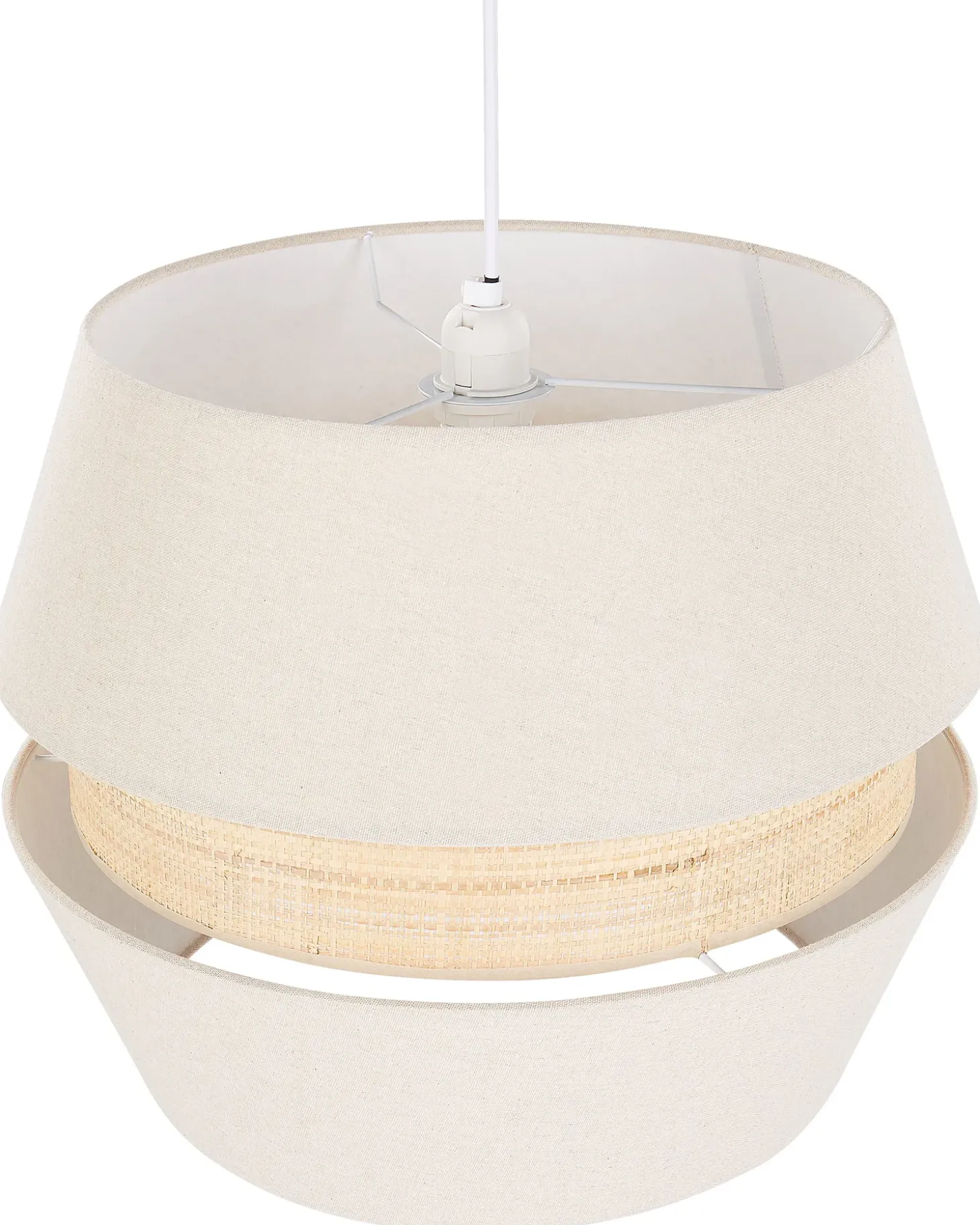 Best Lampa wisząca ATOYAC Len syntetyczny Beżowy Wszystkie Lampy|Lampy Wiszące