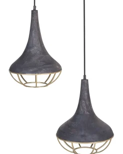 New Lampa wisząca BAGMATI Drewno mango Czarny Wszystkie Lampy|Lampy Wiszące