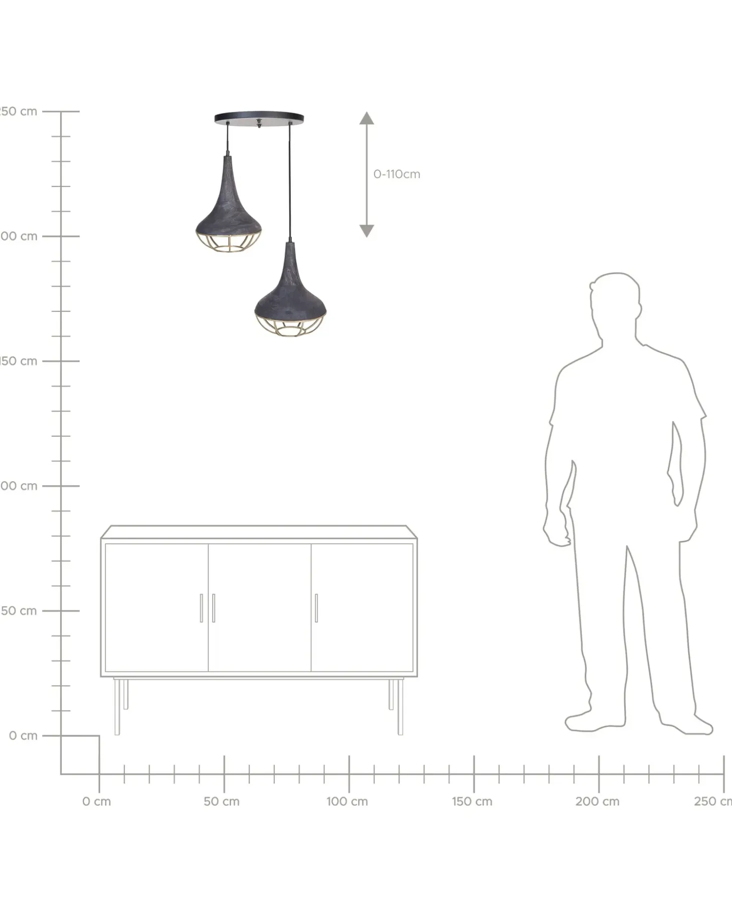New Lampa wisząca BAGMATI Drewno mango Czarny Wszystkie Lampy|Lampy Wiszące