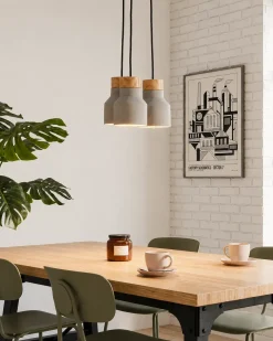Lampa wisząca BAHT Beton Szary Wszystkie Lampy|Lampy Wiszące