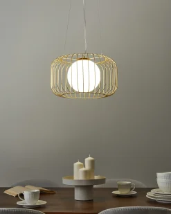 Clearance Lampa wisząca BAIROA Metal Złoty Wszystkie Lampy|Lampy Wiszące
