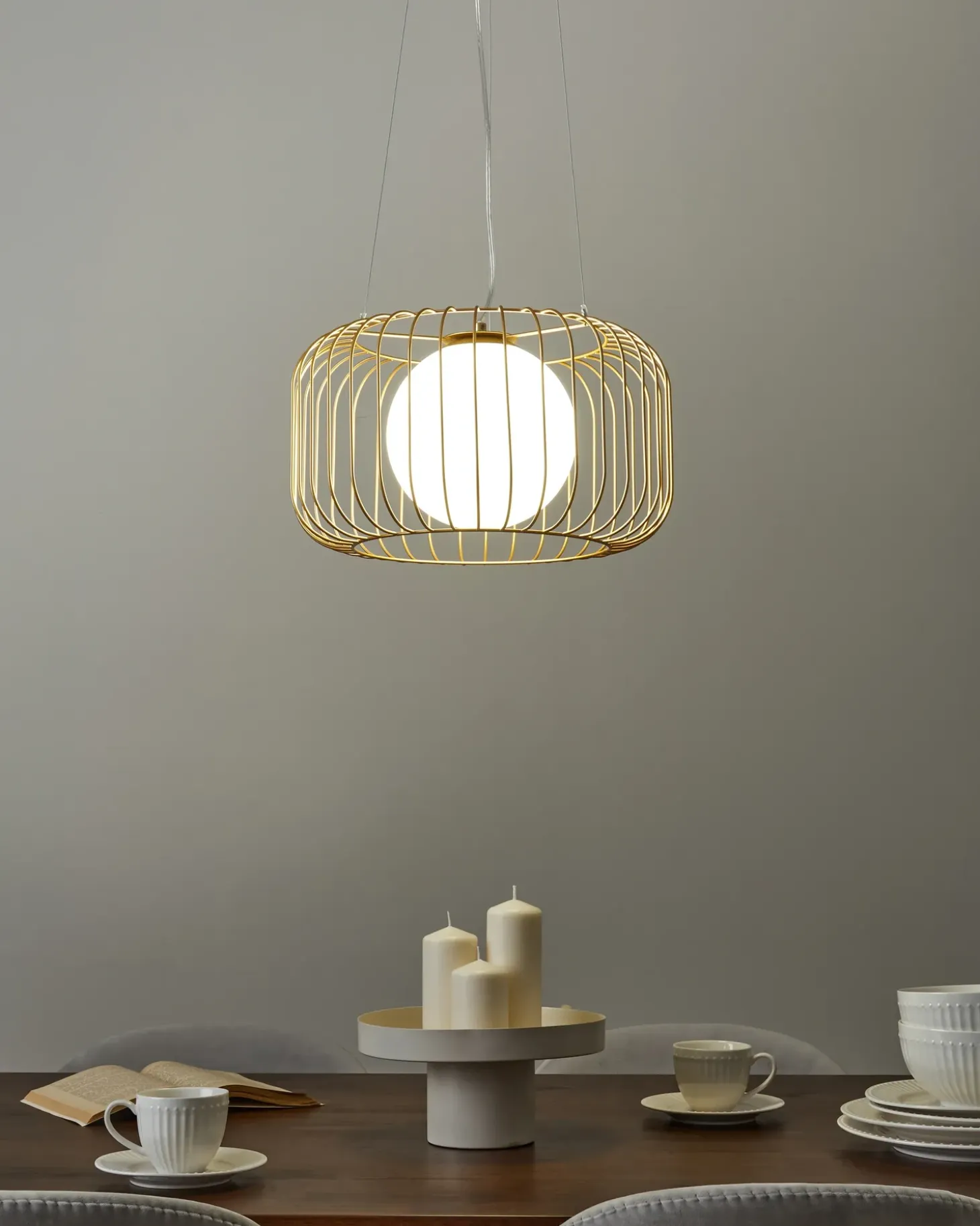 Clearance Lampa wisząca BAIROA Metal Złoty Wszystkie Lampy|Lampy Wiszące