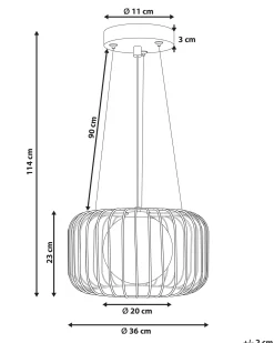 Clearance Lampa wisząca BAIROA Metal Złoty Wszystkie Lampy|Lampy Wiszące
