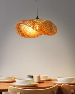 New Lampa wisząca BALHA Bambus Naturalny Wszystkie Lampy|Lampy Wiszące