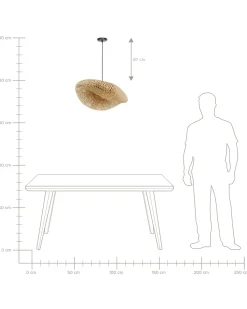 New Lampa wisząca BALHA Bambus Naturalny Wszystkie Lampy|Lampy Wiszące