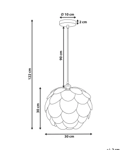 Outlet Lampa wisząca BAMPUR Bambus Naturalny Wszystkie Lampy|Lampy Wiszące