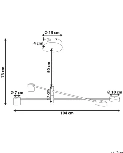 Sale Lampa wisząca BANDON Metal Wszystkie Lampy|Lampy Wiszące