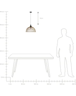 Sale Lampa wisząca BARARIS Rattan Naturalny Wszystkie Lampy|Lampy Wiszące