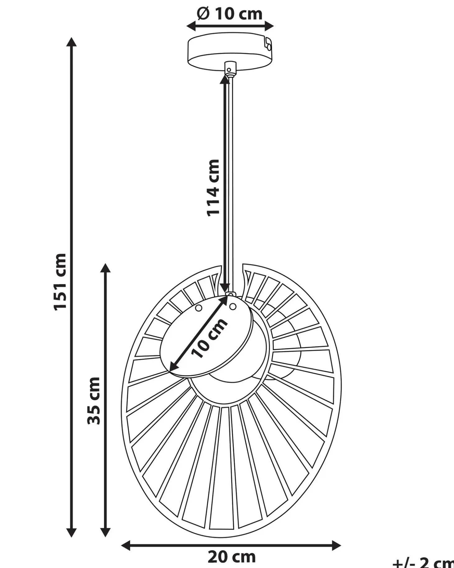 Online Lampa wisząca BARGO Metal Złoty Wszystkie Lampy|Lampy Wiszące