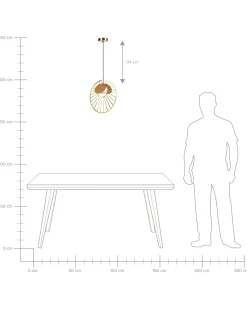 Online Lampa wisząca BARGO Metal Złoty Wszystkie Lampy|Lampy Wiszące
