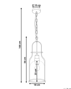 Hot Lampa wisząca BASHILO Metal Wszystkie Lampy|Lampy Wiszące