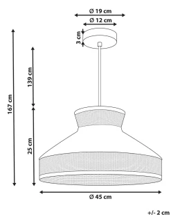 Discount Lampa wisząca BATALI Rattan Beżowy Wszystkie Lampy|Lampy Wiszące