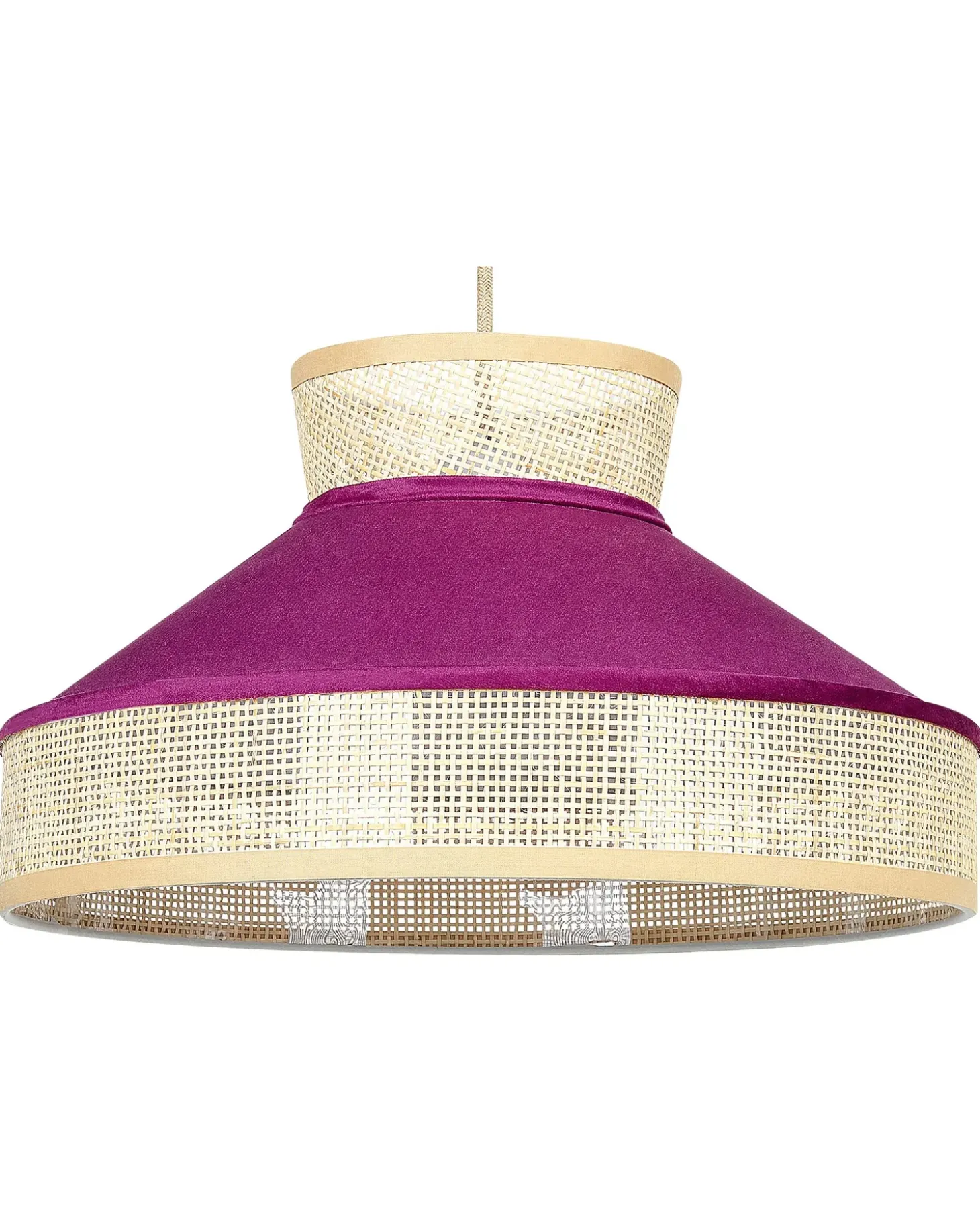 Best Lampa wisząca BATALI Rattan Fuksja Wszystkie Lampy|Lampy Wiszące