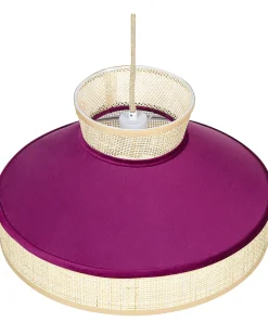 Best Lampa wisząca BATALI Rattan Fuksja Wszystkie Lampy|Lampy Wiszące