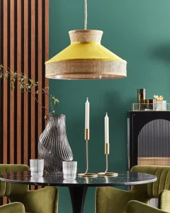 New Lampa wisząca BATALI Rattan Musztardowy Wszystkie Lampy|Lampy Wiszące