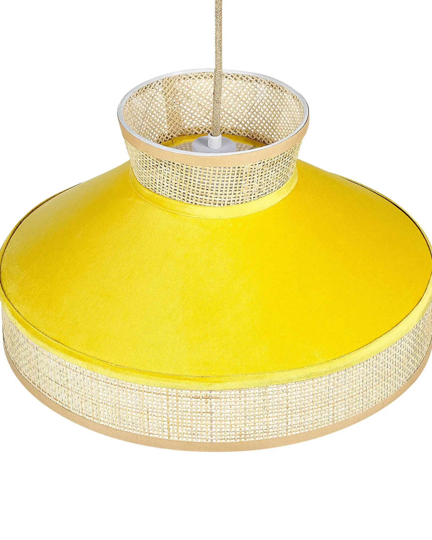 New Lampa wisząca BATALI Rattan Musztardowy Wszystkie Lampy|Lampy Wiszące
