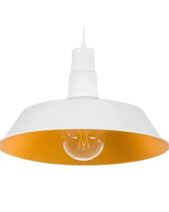 Outlet Lampa wisząca BAYOU Metal Biały Wszystkie Lampy|Lampy Wiszące