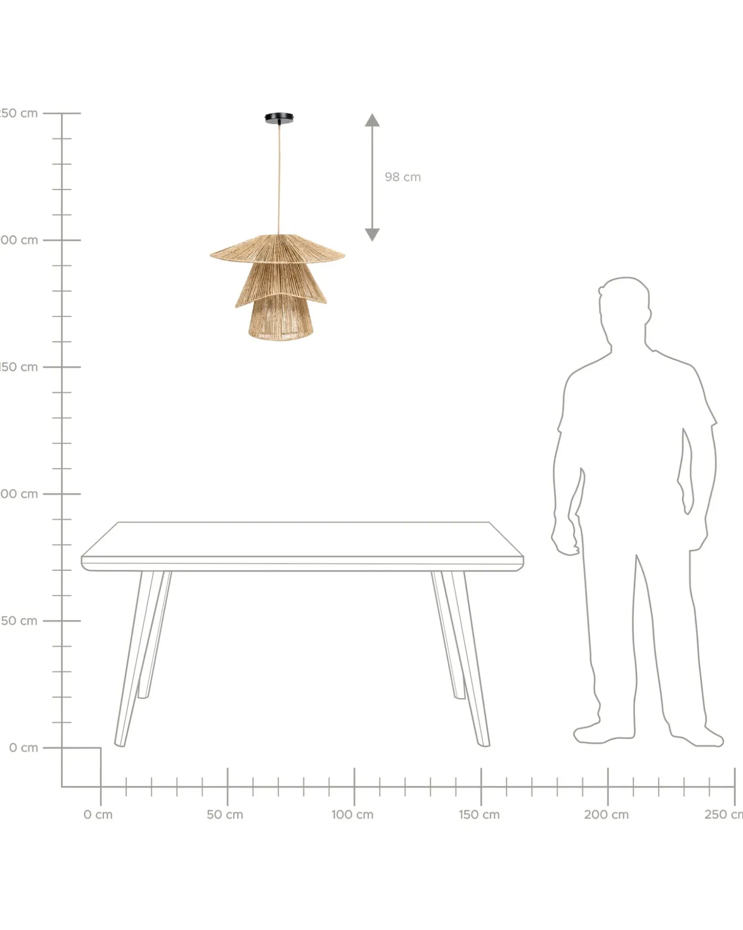 Clearance Lampa wisząca BEDAS Juta Naturalny Wszystkie Lampy|Lampy Wiszące