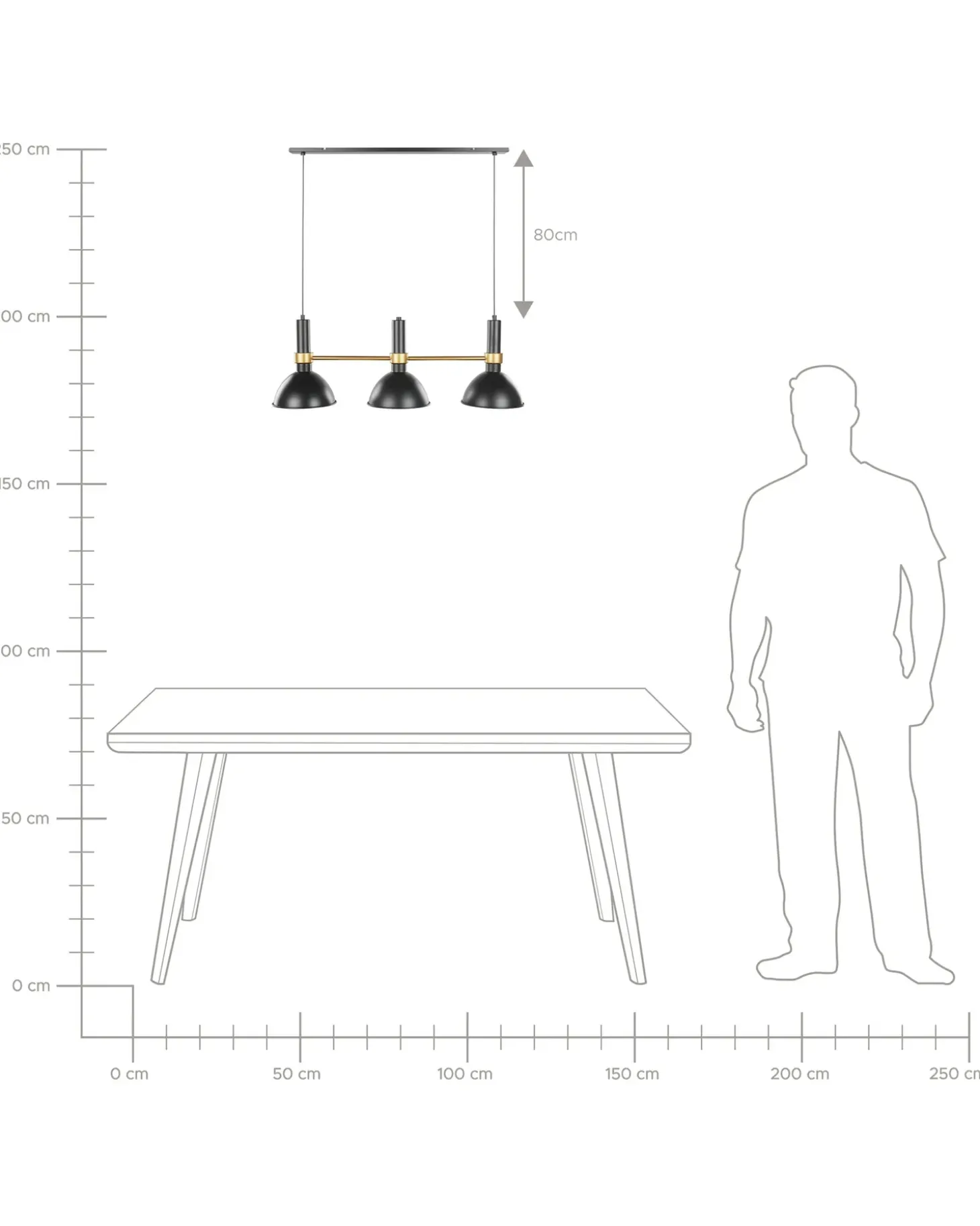 Online Lampa wisząca BELES Metal Czarny Wszystkie Lampy|Lampy Wiszące
