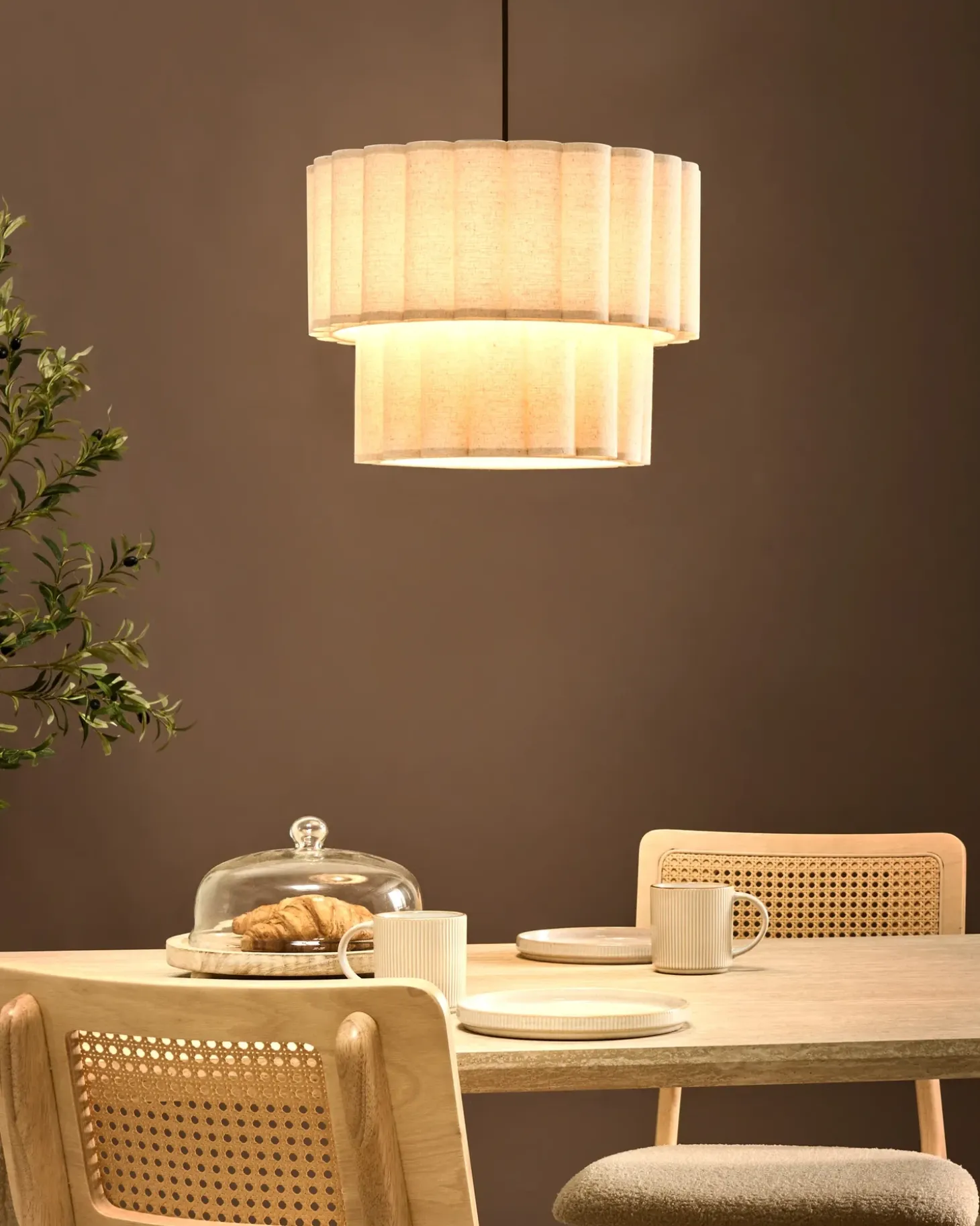 Clearance BELESSA Len Jasnobeżowy Wszystkie Lampy|Lampy Wiszące