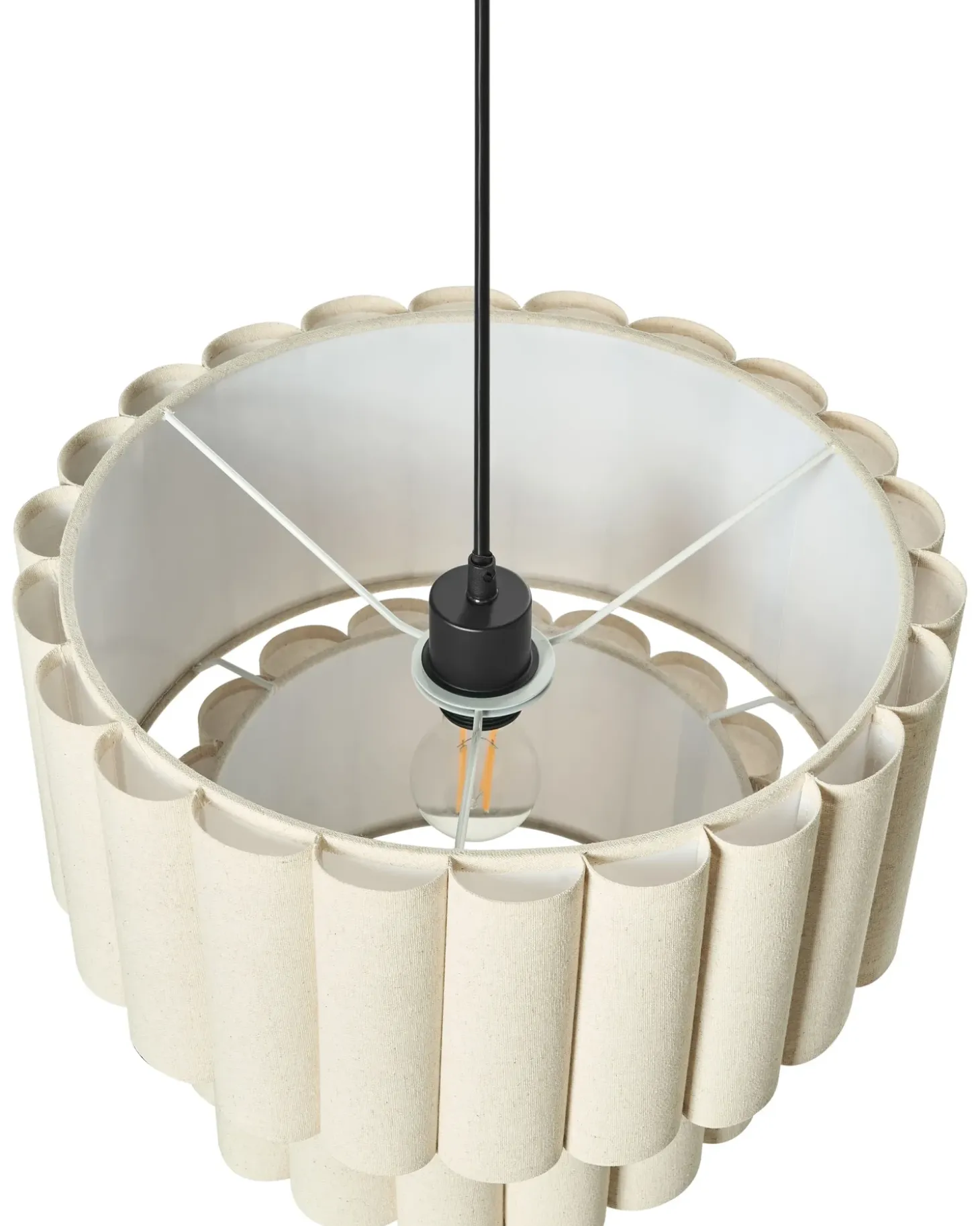 Clearance BELESSA Len Jasnobeżowy Wszystkie Lampy|Lampy Wiszące