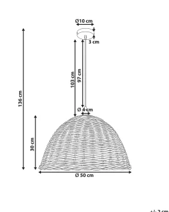 Sale Lampa wisząca BENGO Rattan Wszystkie Lampy|Lampy Wiszące
