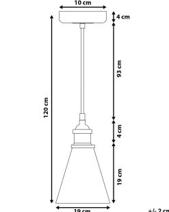 Clearance Lampa wisząca BERGANTES Szkło Wszystkie Lampy|Lampy Wiszące