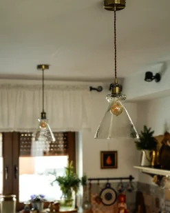 Clearance Lampa wisząca BERGANTES Szkło Wszystkie Lampy|Lampy Wiszące