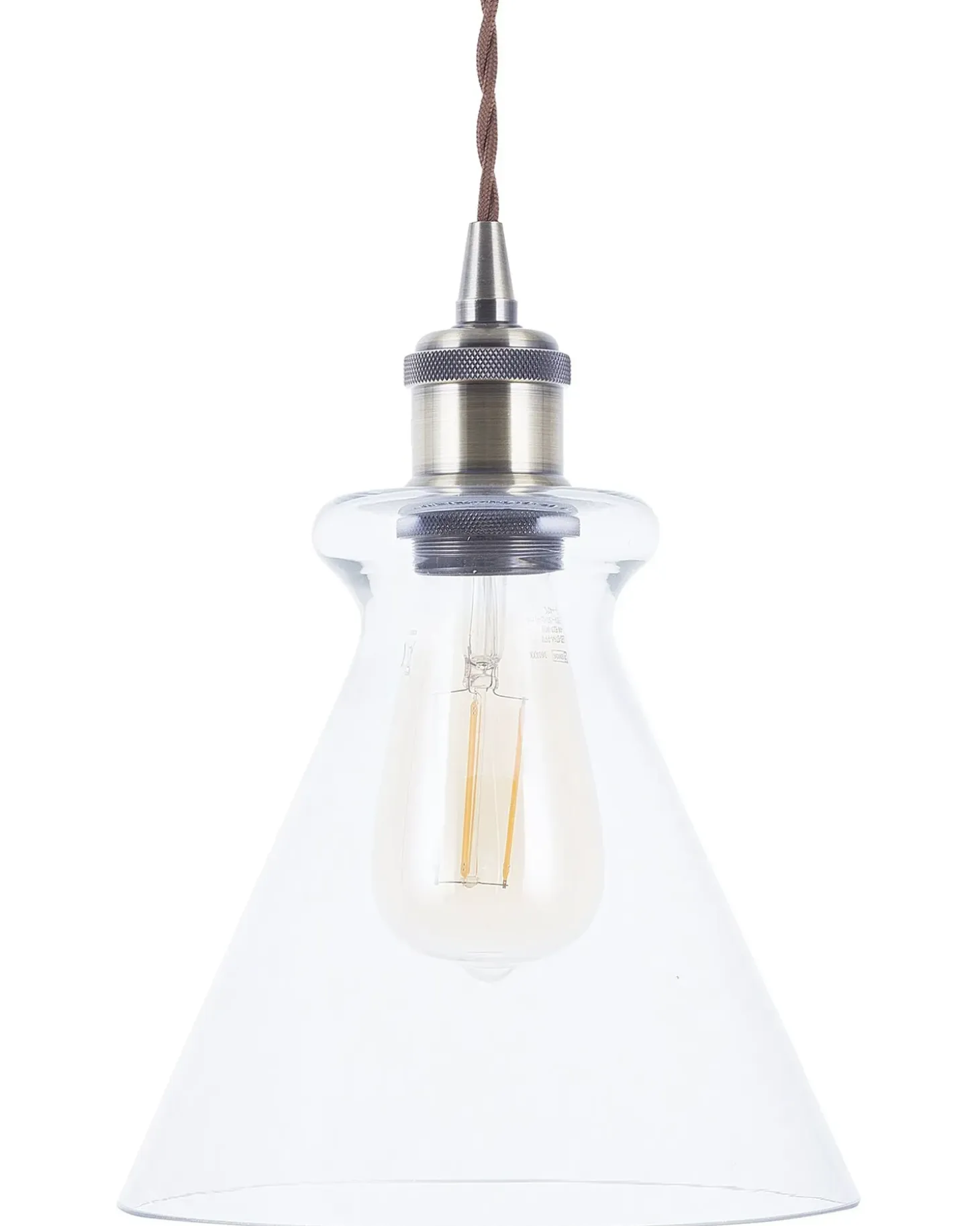 Clearance Lampa wisząca BERGANTES Szkło Wszystkie Lampy|Lampy Wiszące