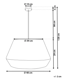 Hot Lampa wisząca BIRAU Juta Naturalny Wszystkie Lampy|Lampy Wiszące