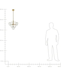 New Lampa wisząca BIRRIE Metal Mosiężny Wszystkie Lampy|Lampy Wiszące