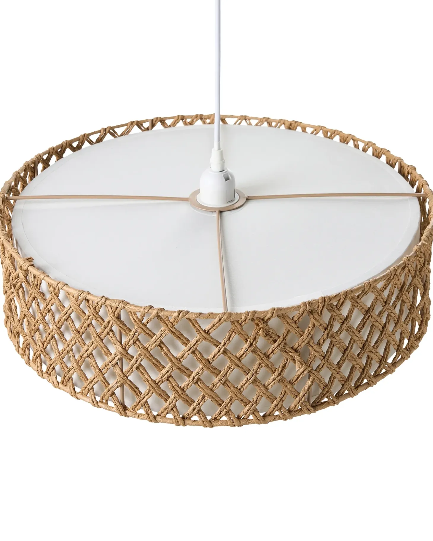 Hot Lampa wisząca BLONDIN Papierowa plecionka Naturalny Wszystkie Lampy|Lampy Wiszące