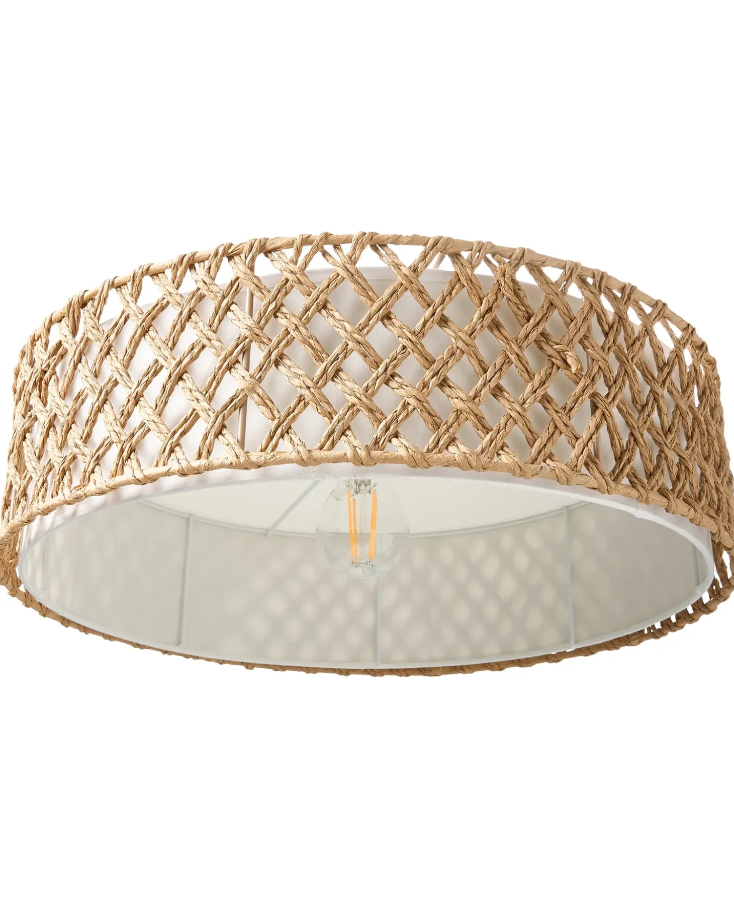 Hot Lampa wisząca BLONDIN Papierowa plecionka Naturalny Wszystkie Lampy|Lampy Wiszące